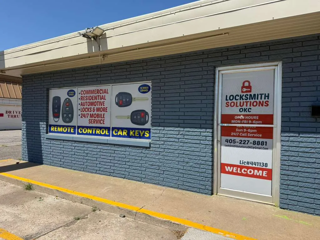 Locksmith Solutions OKC storefront at 3109 S Western Ave